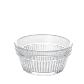 Food glass 125 ml. fluted