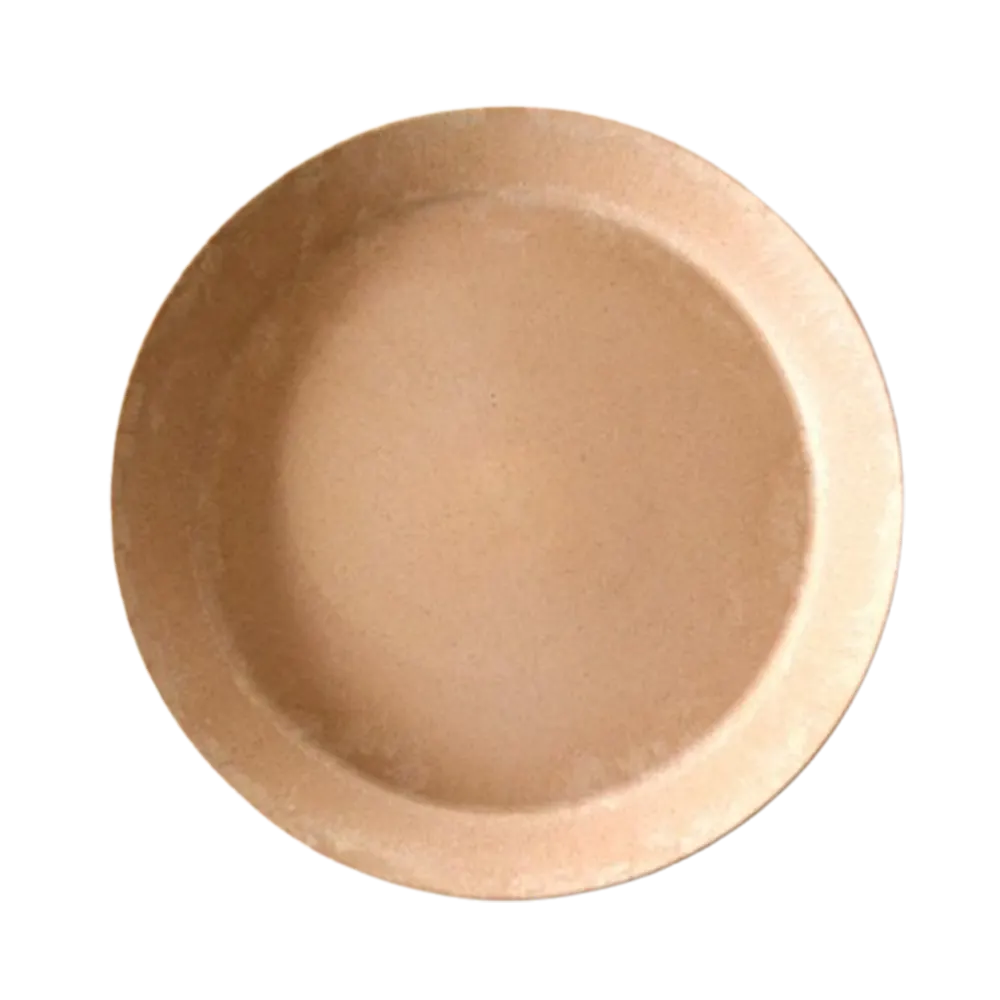 Plate Ø25, Nature/Brown
